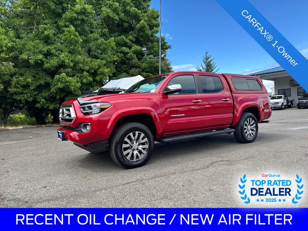 Certified Used 2021 Barcelona Red Metallic Toyota Limited image 1