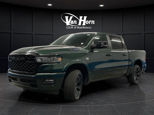 New 2026 Serrano-Green Metallic Exterior Paint RAM Big Horn/Lone Star image 3