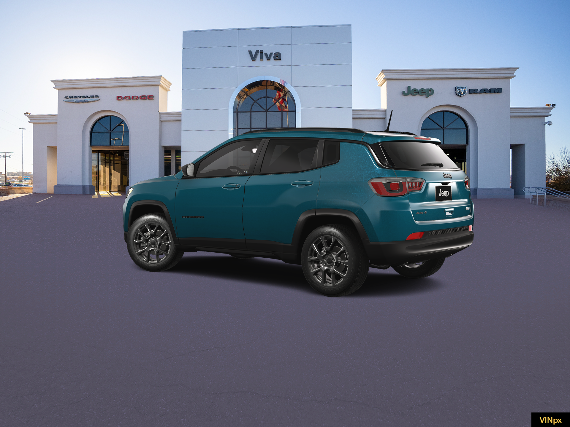 New 2026 Fathom Blue Pearl-Coat Exterior Paint Jeep Latitude image 16