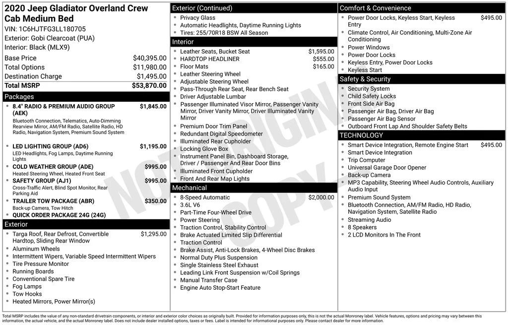Used 2020 Beige Jeep Overland image 34