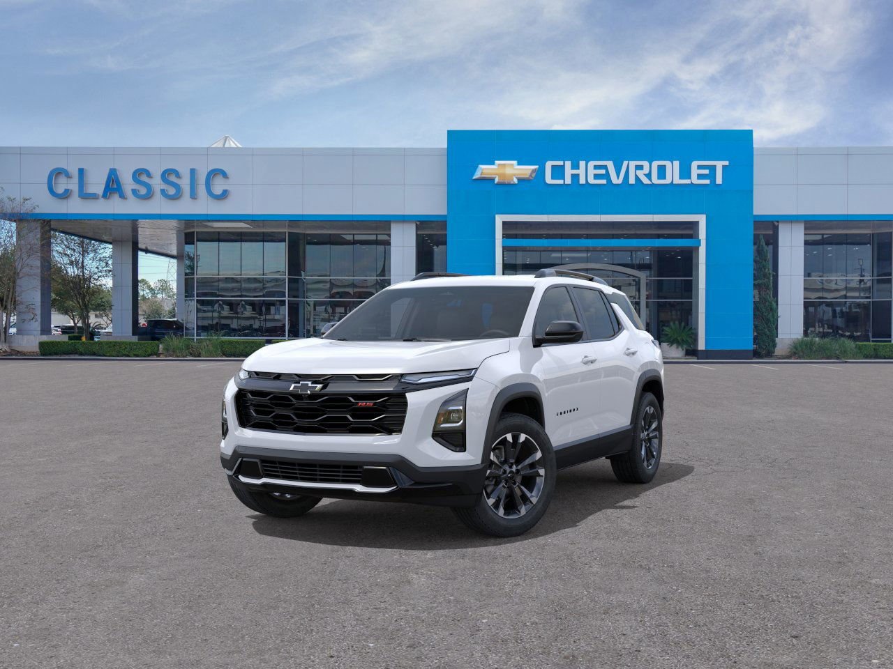 2026 Chevrolet Equinox RS White at Classic Elite Chevrolet Hwy 6