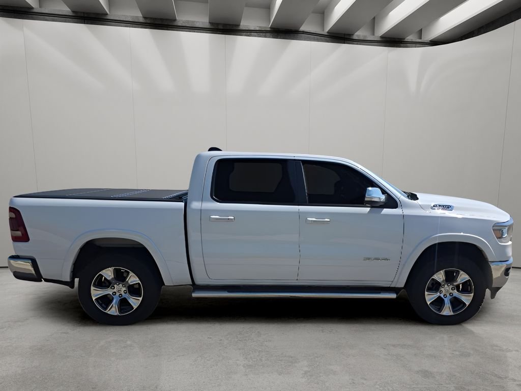 Used 2020 Bright White Clearcoat Ram Laramie image 6