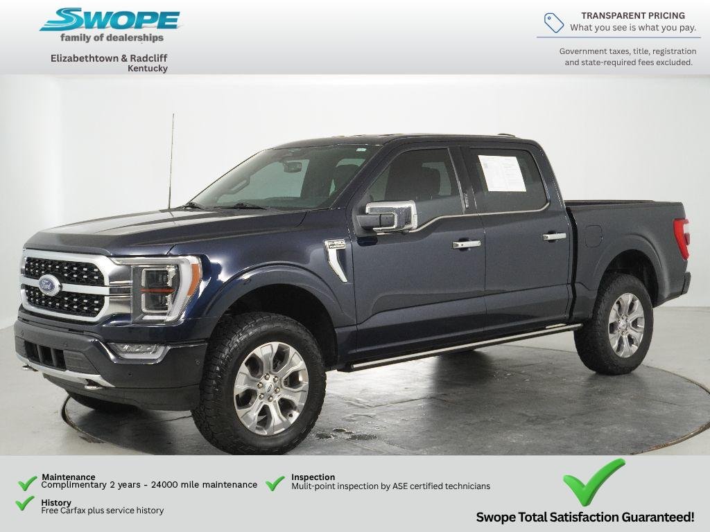 Used 2023 Antimatter Blue Metallic Ford Platinum image 7