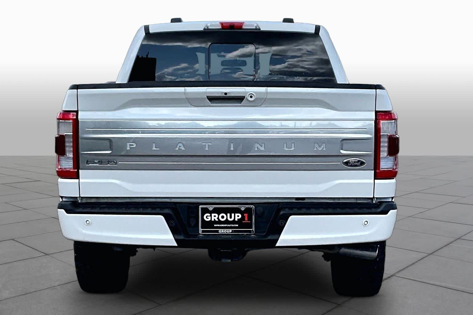 Used 2021 Star White Metallic Tri-Coat Ford Platinum image 5