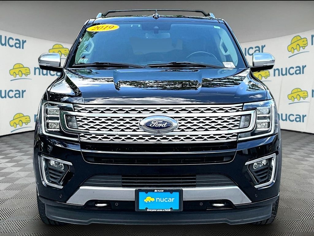 Used 2019 Black Metallic Ford Platinum image 2