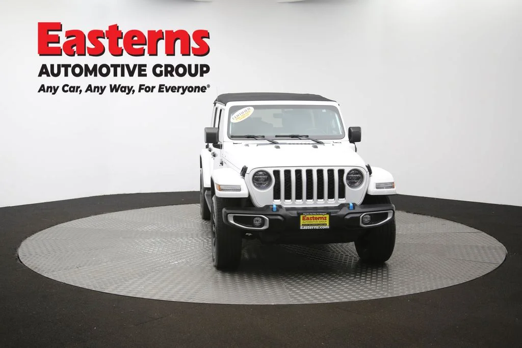 Used 2022 White Jeep Unlimited Sahara 4xe image 53