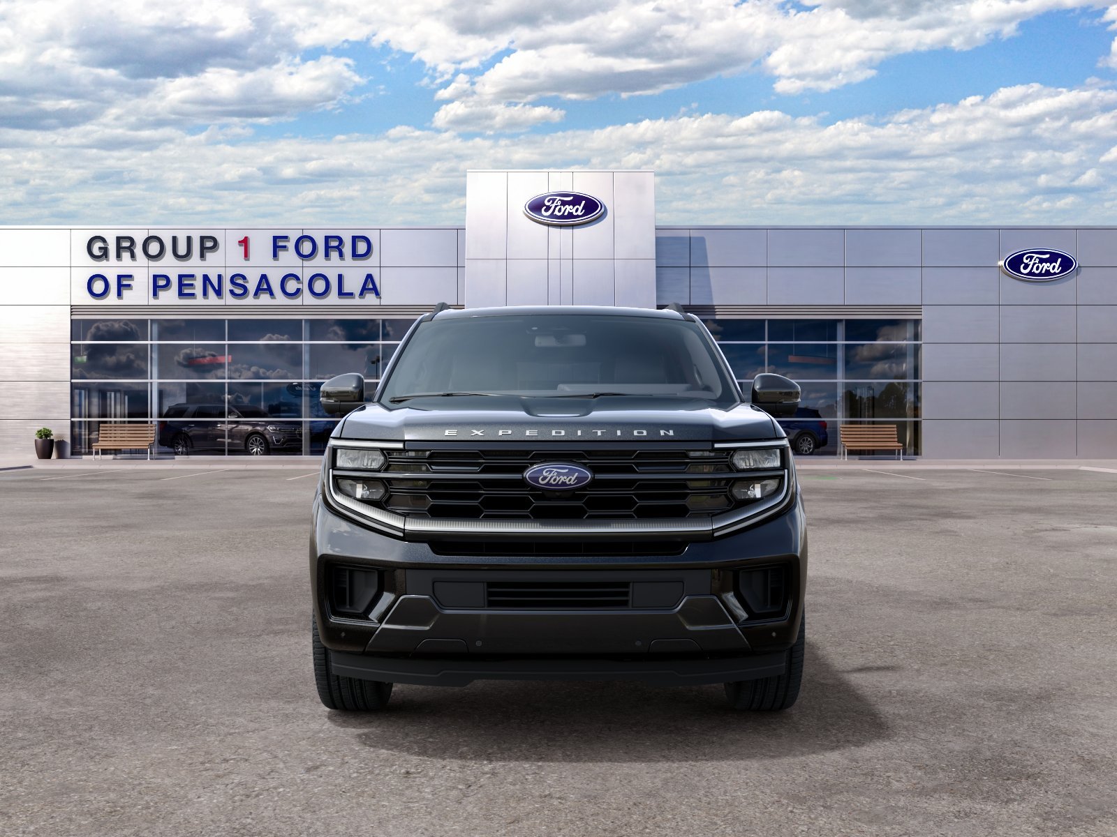 New 2027 Agate Black Metallic Ford Platinum image 3