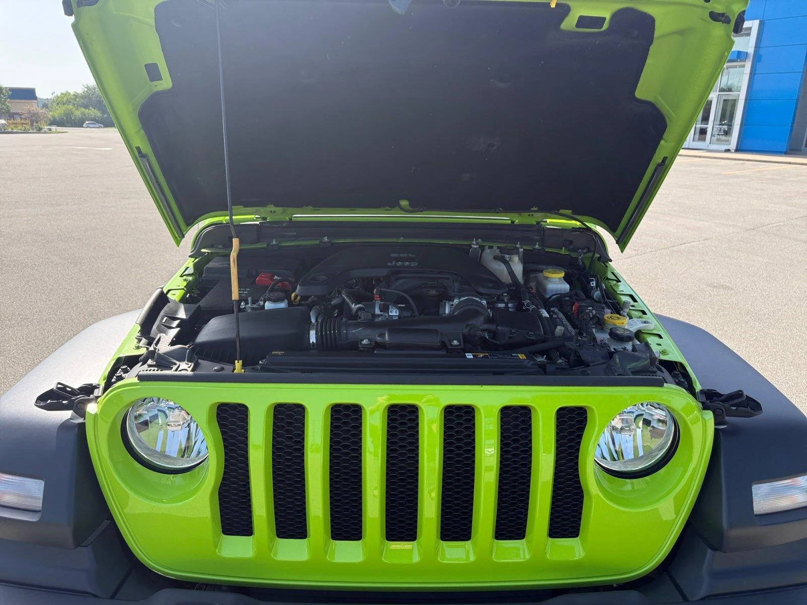 Used 2021 Sarge Green Clearcoat Jeep Unlimited Sport S image 19