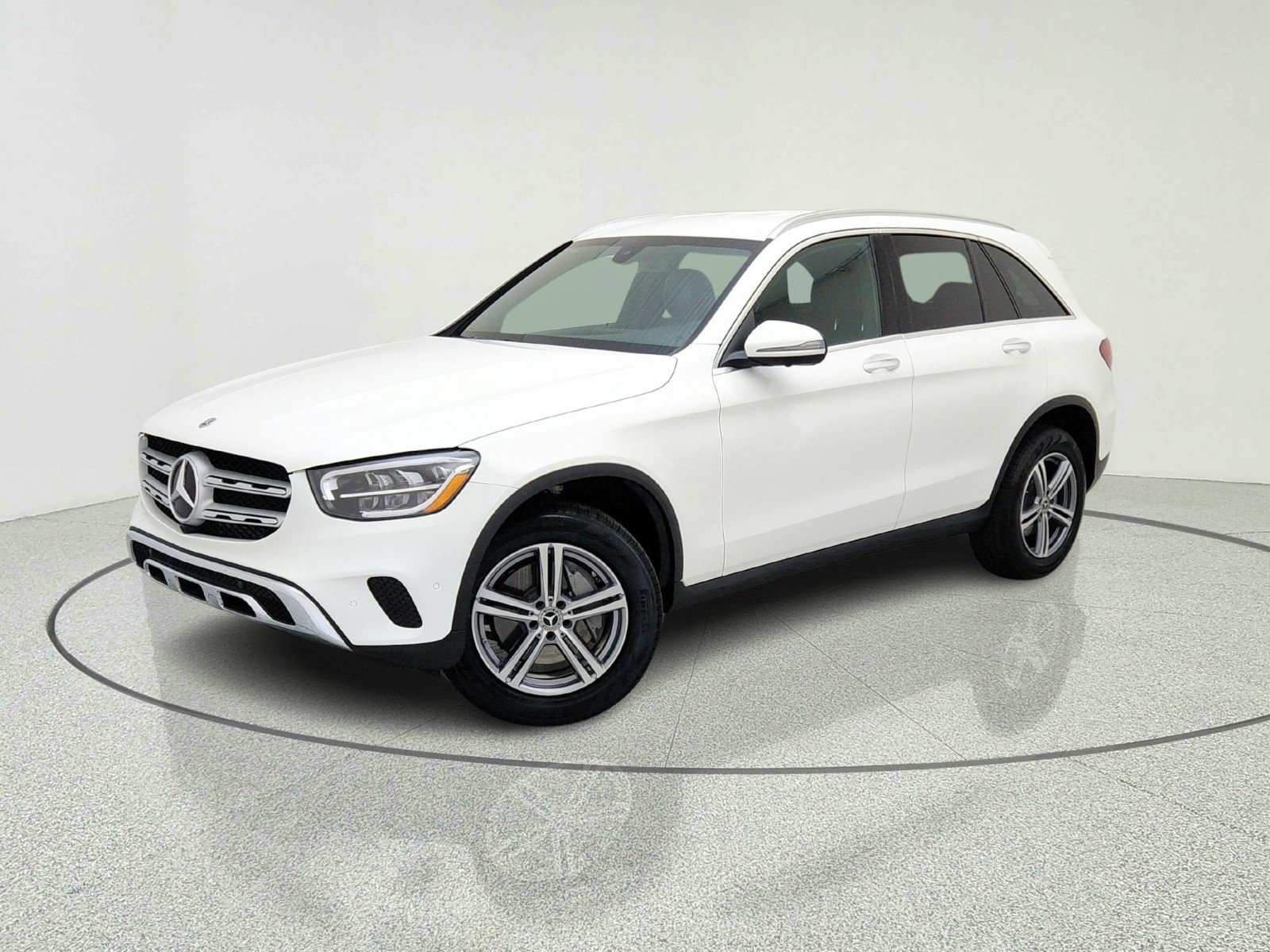 Certified Used 2021 Polar White Mercedes-Benz GLC 300 image 1