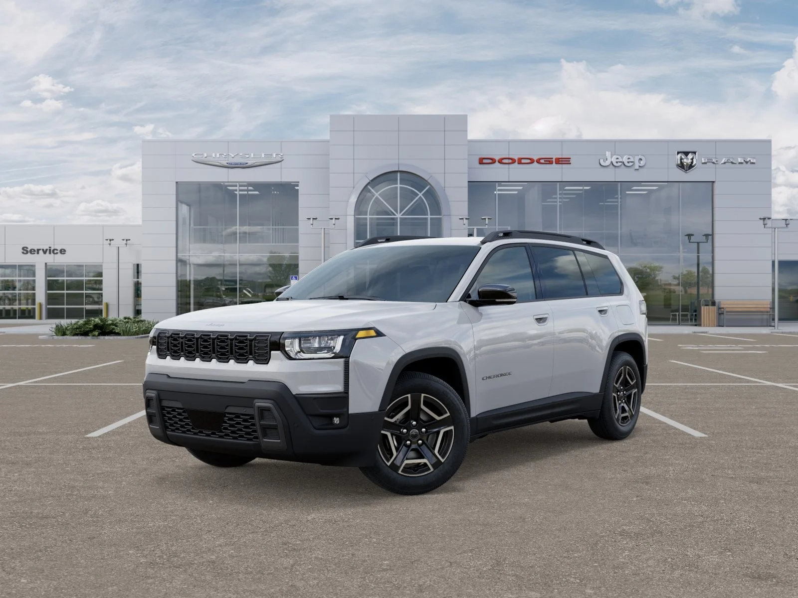 New 2026 Bright White Clear-Coat Exterior Paint Jeep Limited image 2