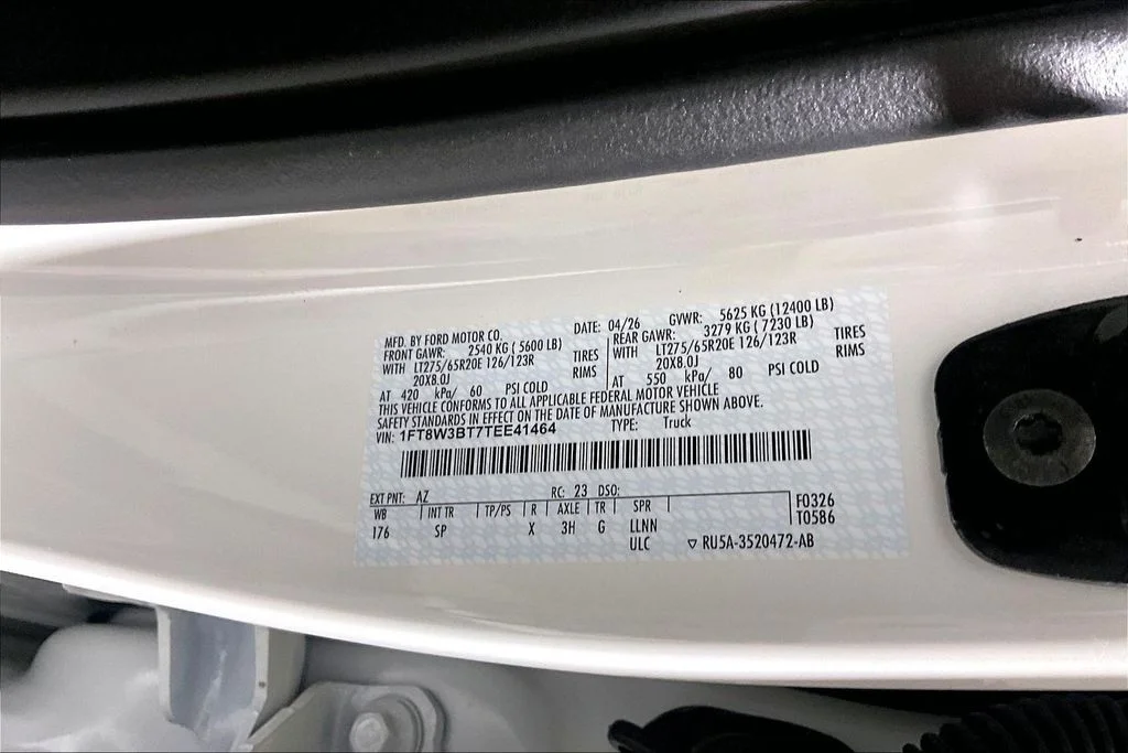 New 2026 Star White Metallic Tri-Coat Ford F-350® King Ranch® image 12