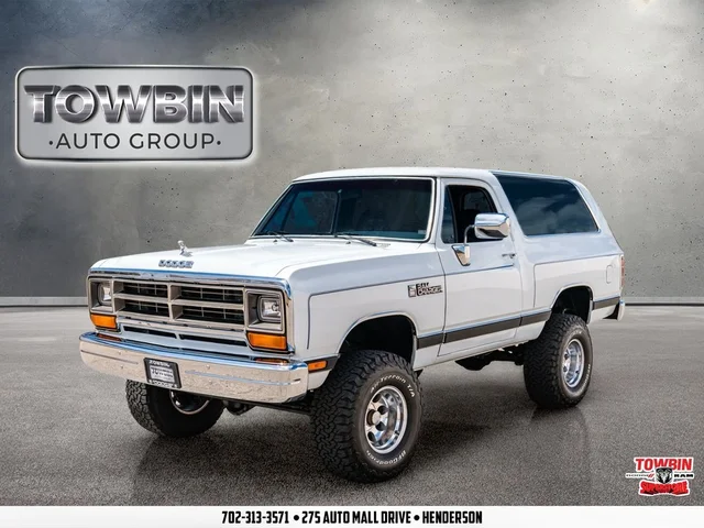 1988 Dodge Ramcharger 100