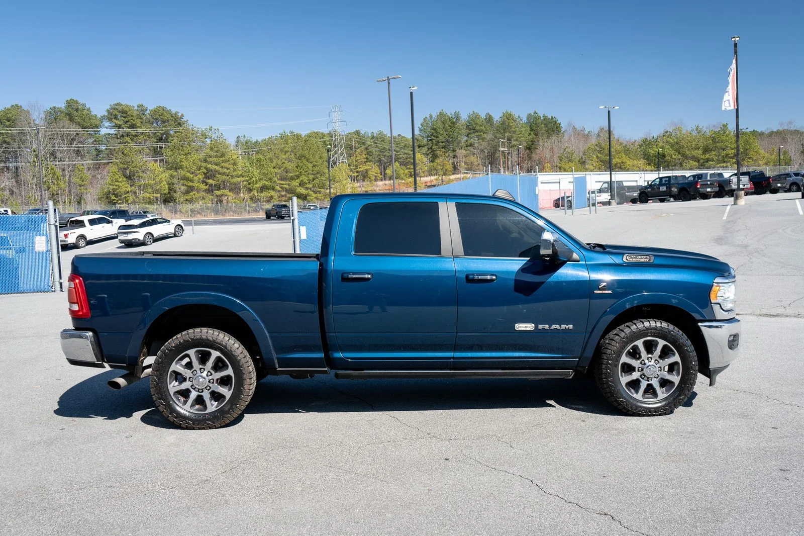 Used 2019 Patriot Blue Pearlcoat Ram Laramie Longhorn image 14