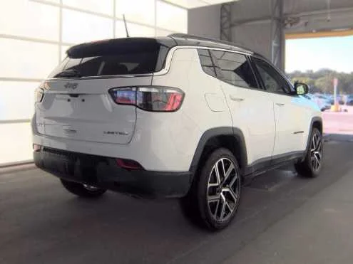 Used 2025 Bright White Clearcoat Jeep Limited image 4