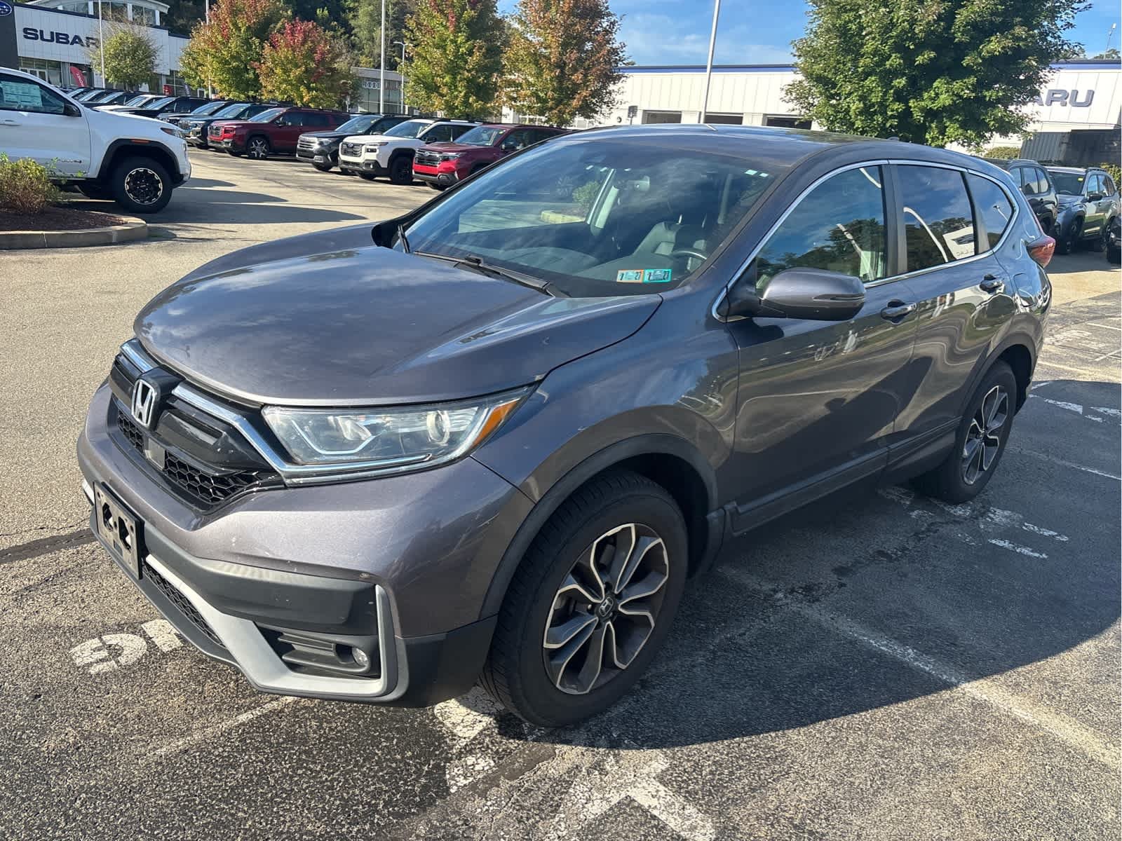 Used 2022 Modern Steel Metallic Honda EX-L image 3