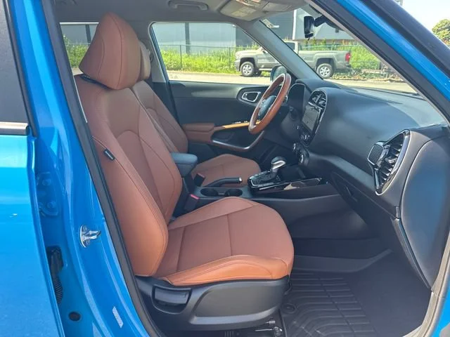 Used 2025 Surf Blue/Black Kia EX image 10
