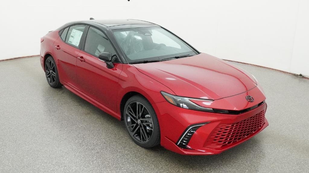 New 2026 Supersonic Red with Midnight Black Metallic roof Toyota XSE image 39