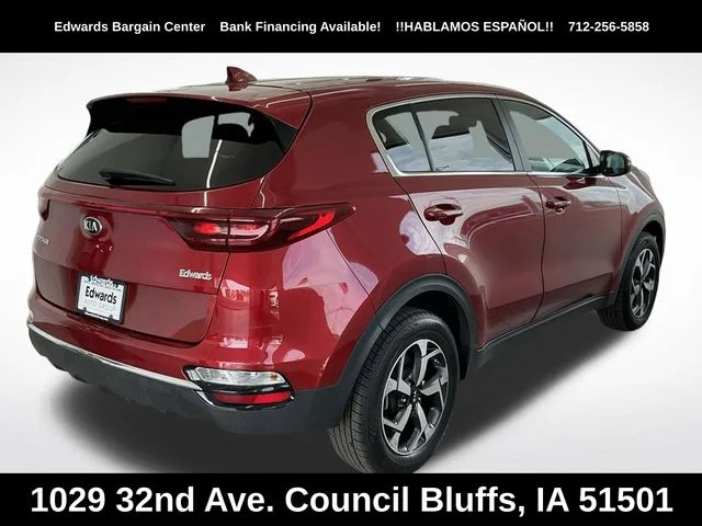 Used 2021 Red Kia LX image 7