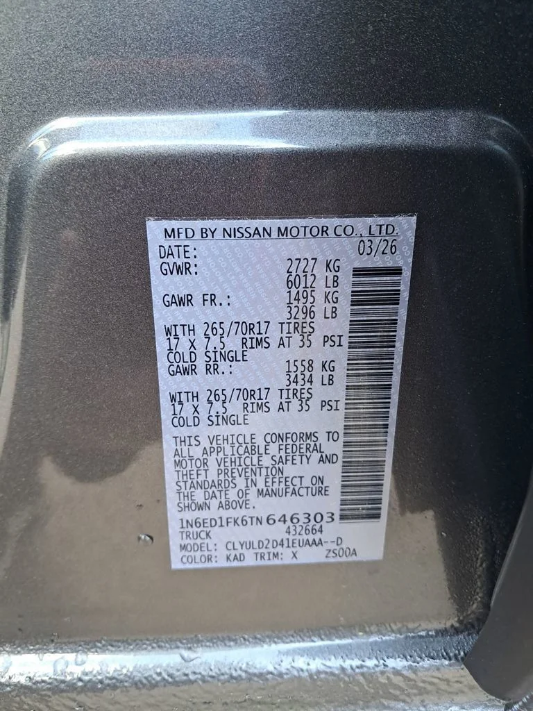 New 2026 Gray Nissan PRO-4X image 31