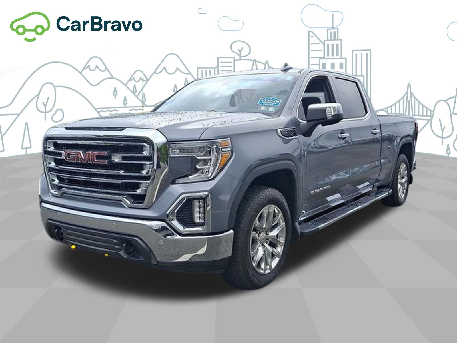 Used 2020 SATIN STEEL METALLIC GMC SLT image 43