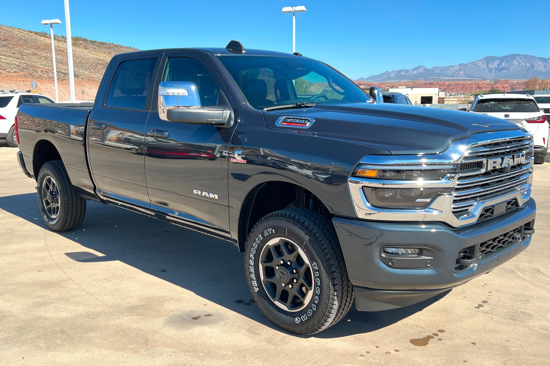 New 2026 Forged Blue Metallic Exterior Paint RAM Laramie image 8