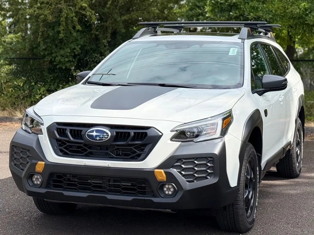 Used 2025 White Subaru Wilderness image 1