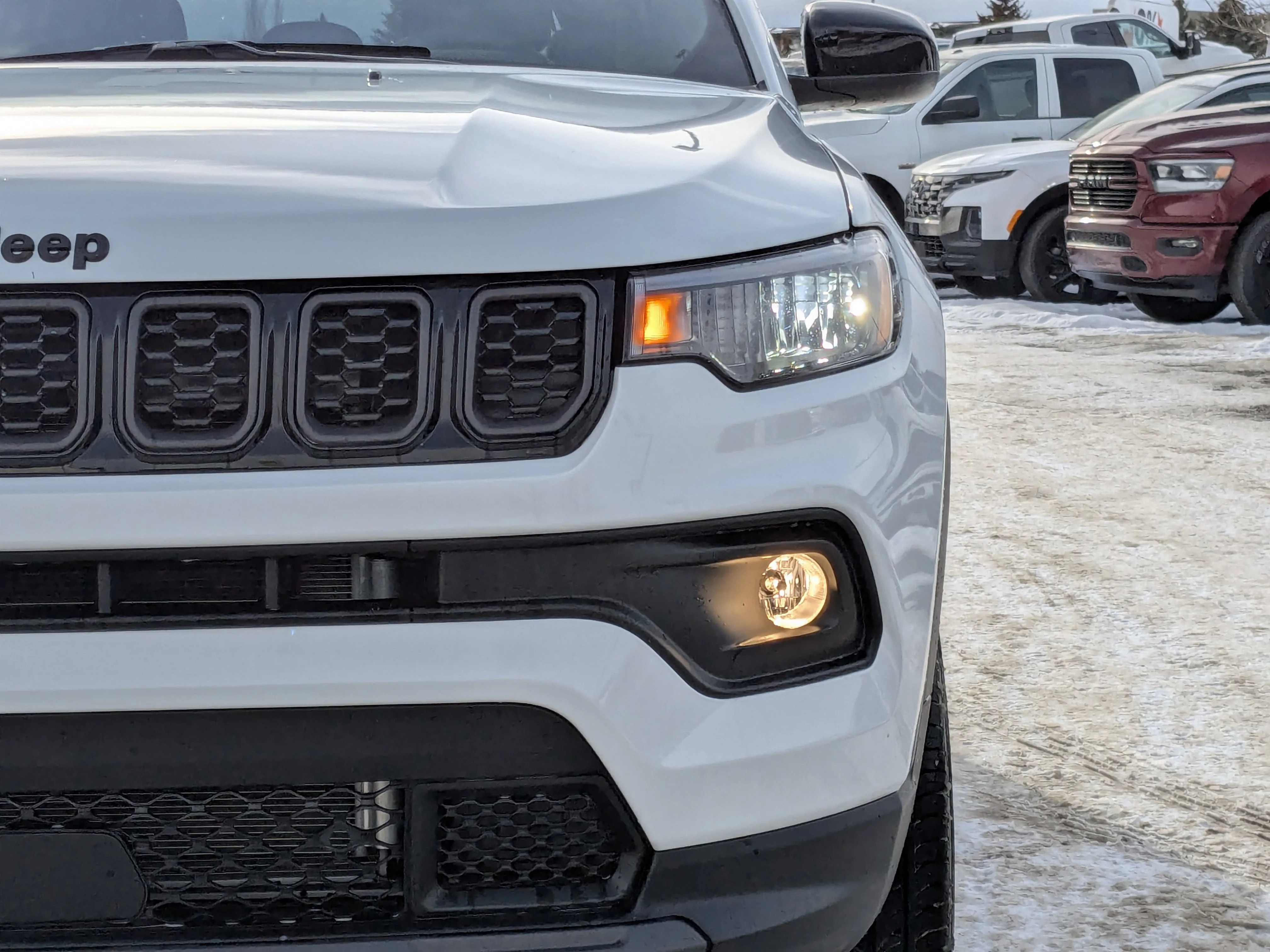 New 2026 White Jeep North - Altitude Special Edition 18 inch Black Wheels image 10