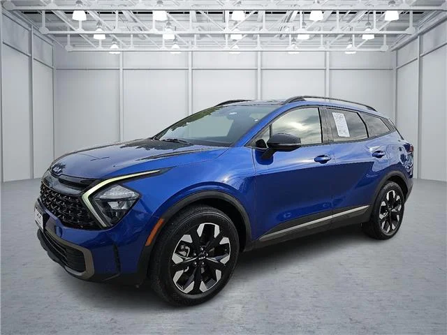 Used 2023 Sapphire Blue KIA X-Line All-Wheel Drive image 1