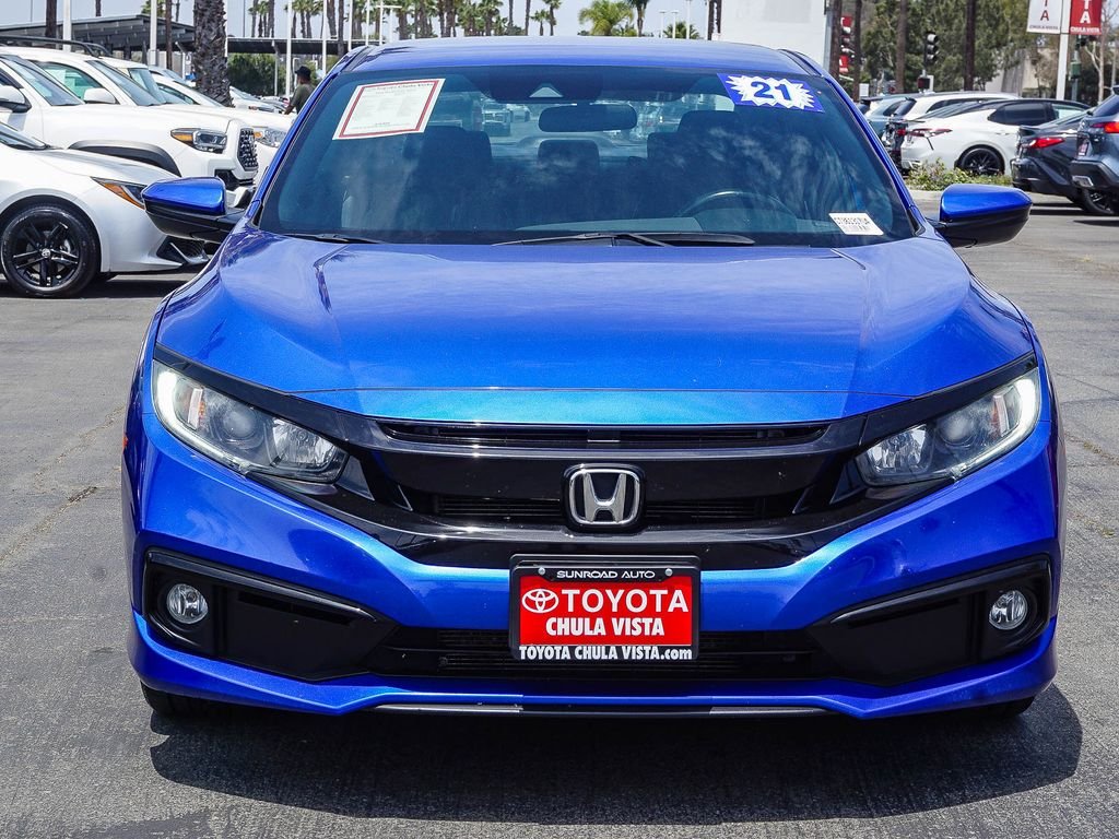 Used 2021 Blue Honda Sport image 2