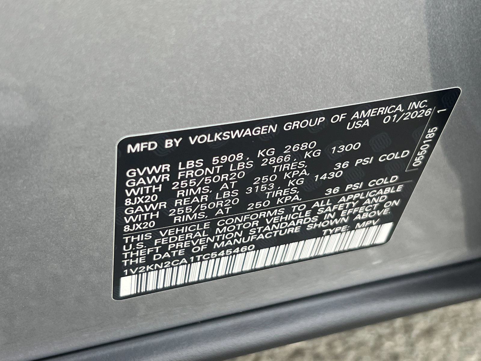 New 2026 Silver Mist Metallic Volkswagen 2.0T SE w/Technology image 27