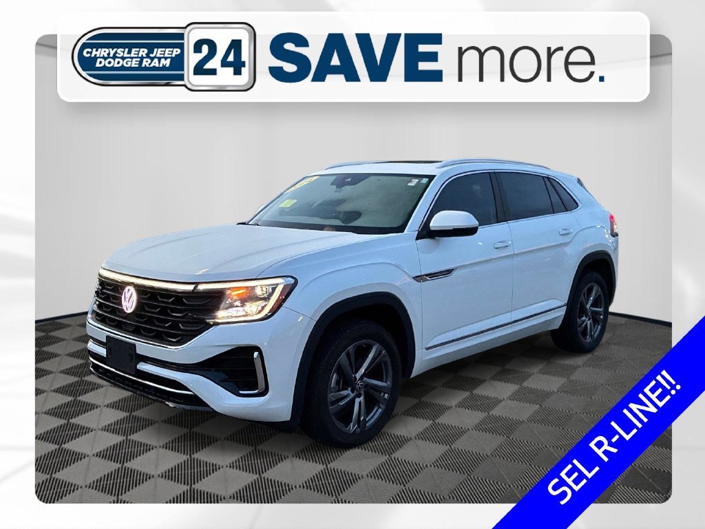 Used 2024 White Volkswagen 2.0T SEL R-Line image 1