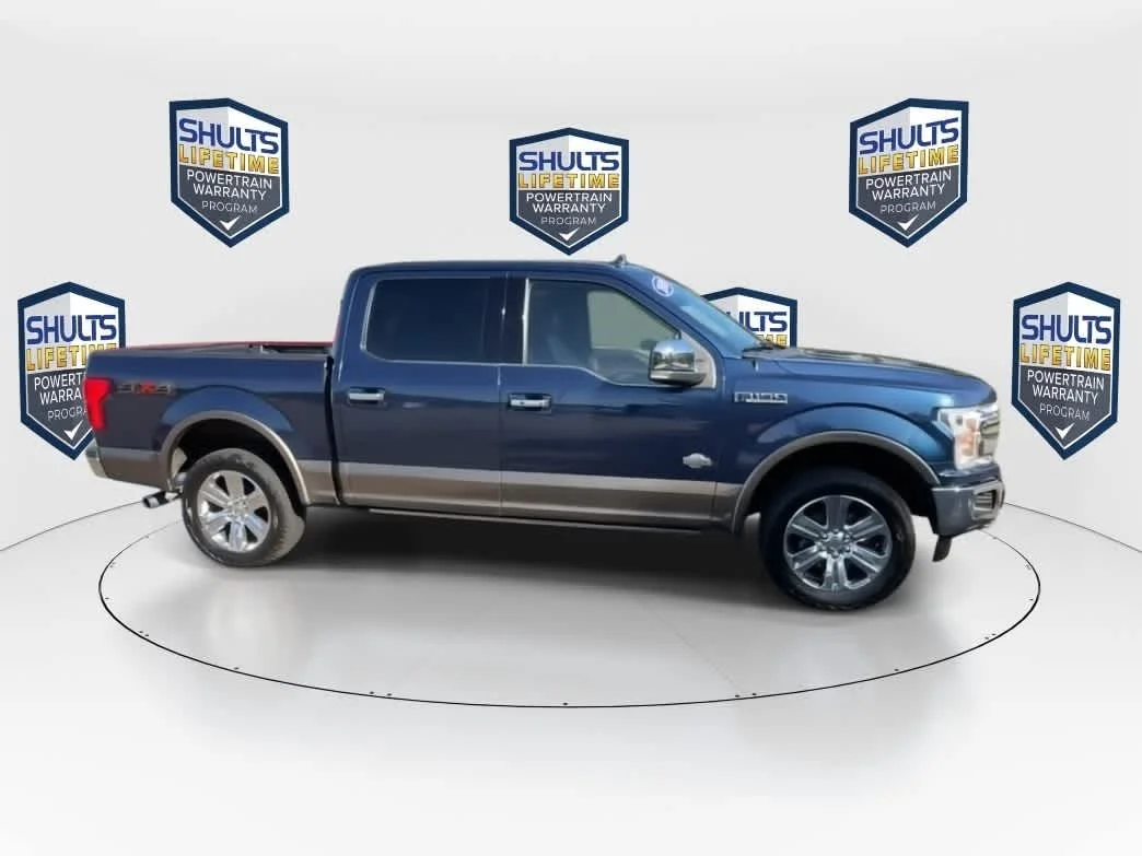 Used 2020 Blue Jeans/Stone Gray Ford King Ranch image 3