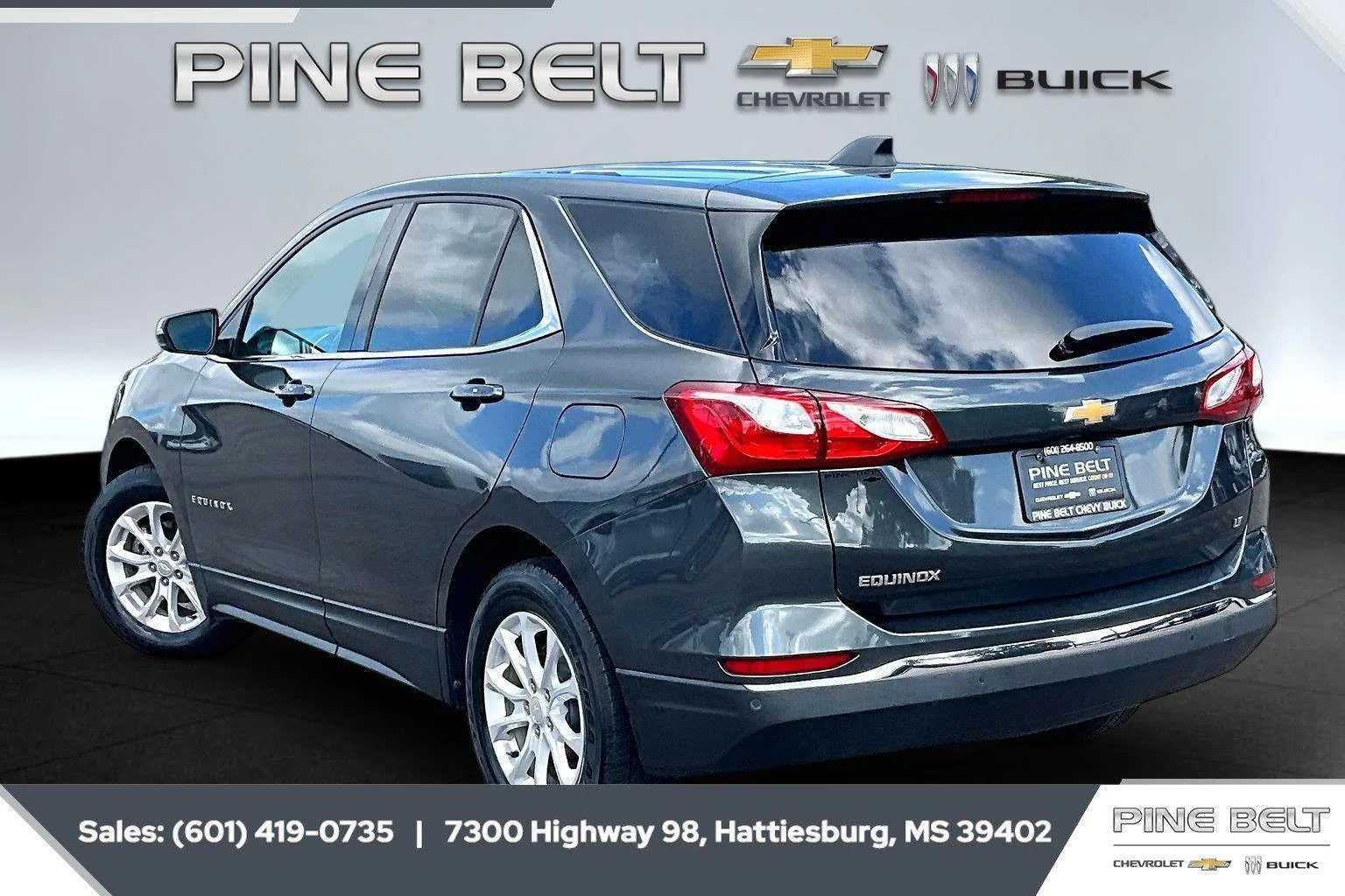 Used 2018 NIGHTFALL GRAY METALLIC Chevrolet LT image 2
