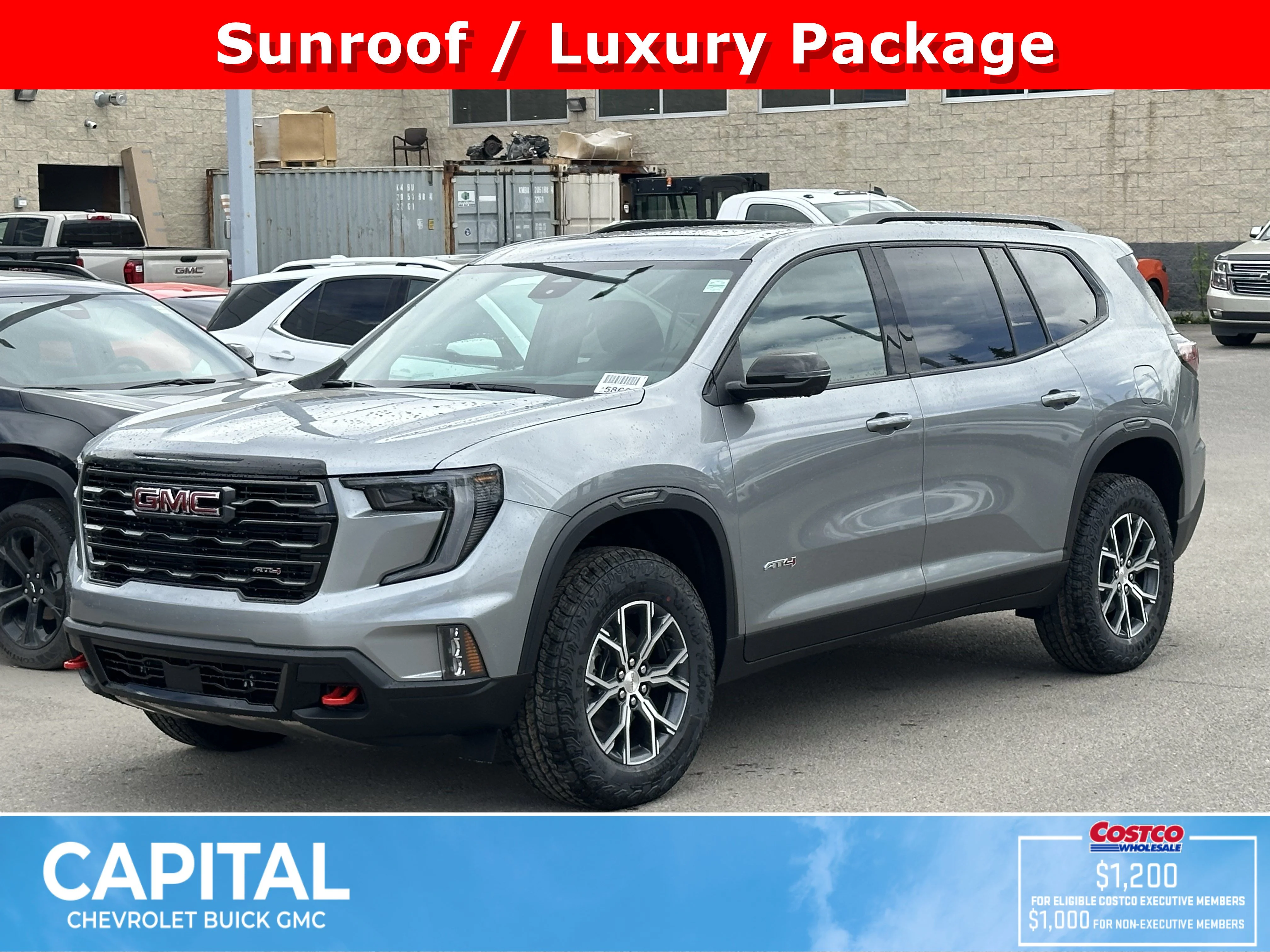 New 2026 Sterling Metallic GMC AT4 image 1