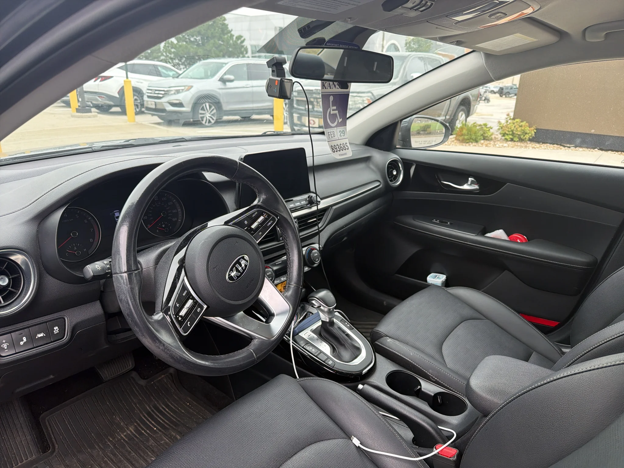 Used 2019 Gravity Grey Kia EX image 3