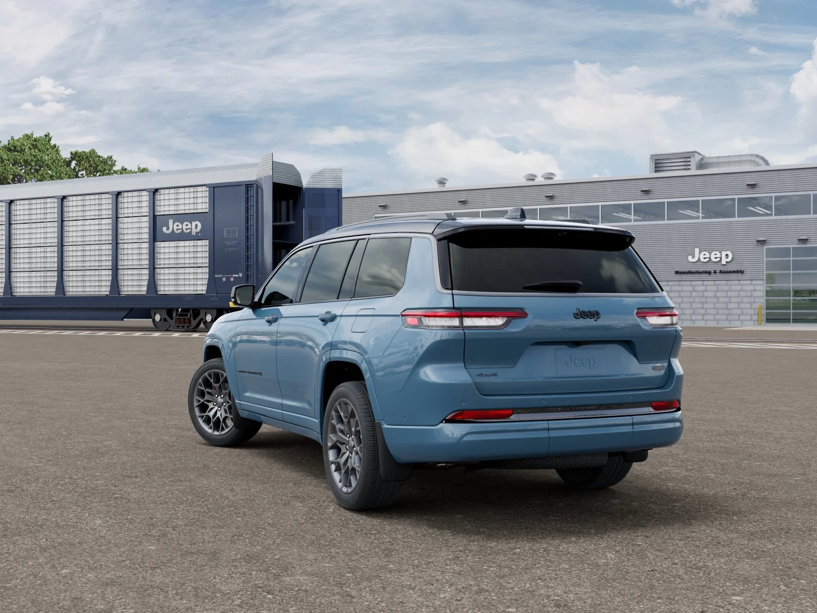 New 2026 Steel Blue Exterior Paint Jeep Summit image 3