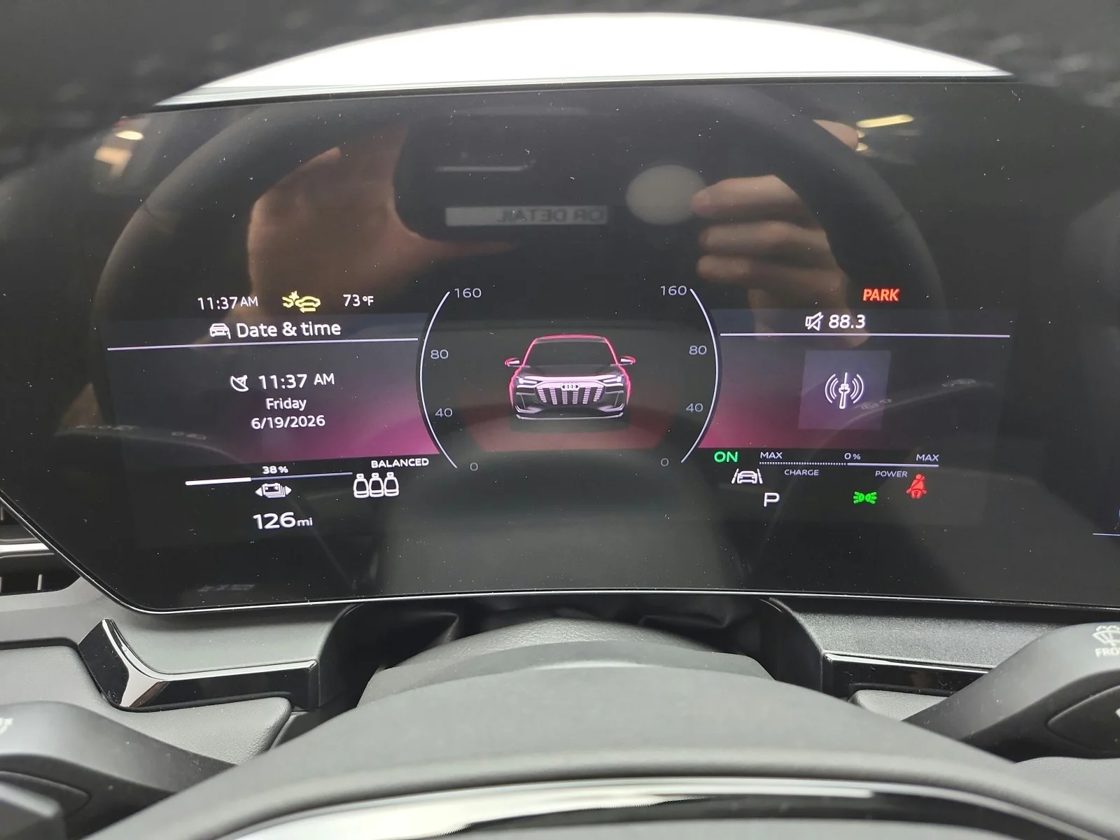 Used 2025 Plasma Blue Metallic Audi Prestige image 9