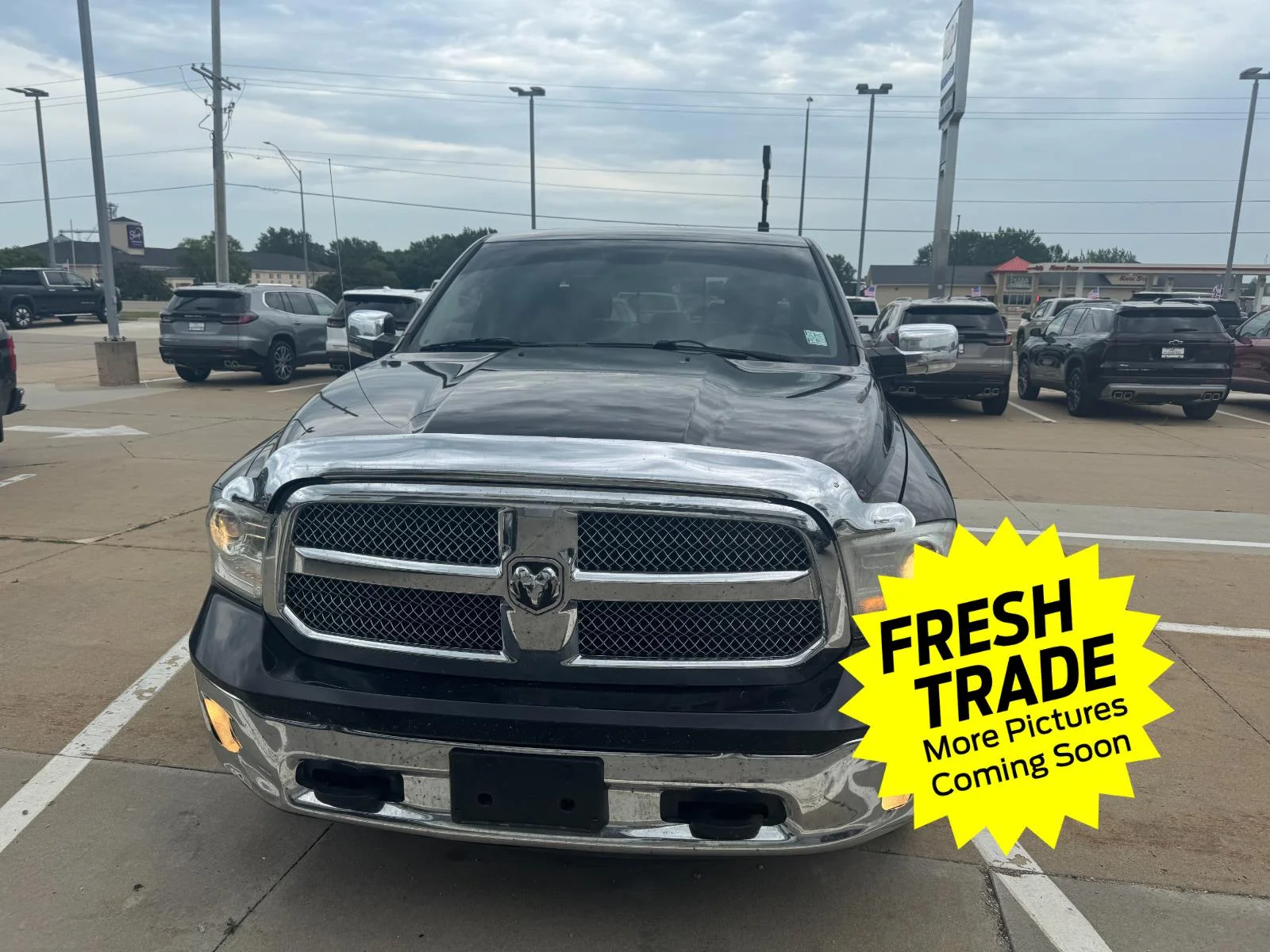 Used 2013 RAM Ram 1500 Pickup Laramie Longhorn with VIN 1C6RR7PT8DS606959 for sale in Charles City, IA