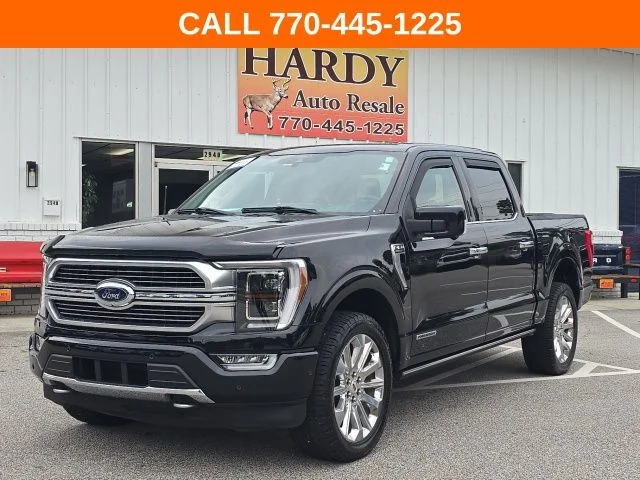 Certified Used 2021 Black Ford Limited image 1