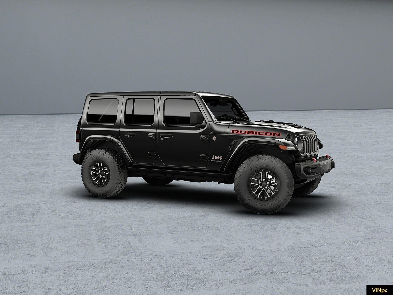 New 2026 Black Clear-Coat Exterior Paint Jeep Rubicon X image 10