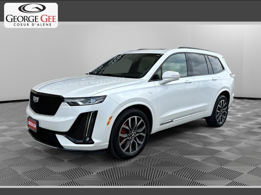 Used 2023 Crystal White Tricoat Cadillac AWD Sport image 1