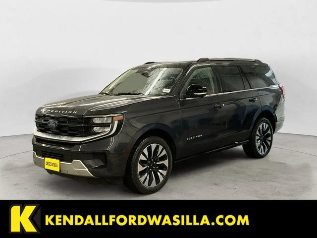 Used 2025 Gray Metallic Ford Platinum image 1