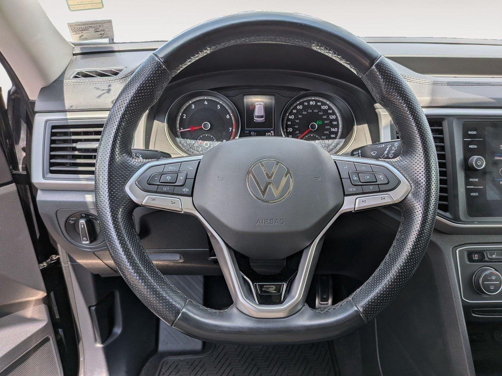 Used 2021 Deep Black Pearl Volkswagen 3.6L V6 SE w/Technology R-Line image 18