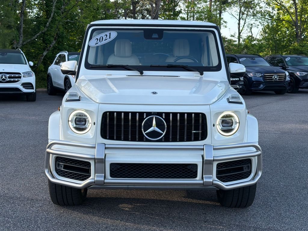 Used 2021 designo Diamond White Metallic Mercedes-Benz G 63 AMG® image 3
