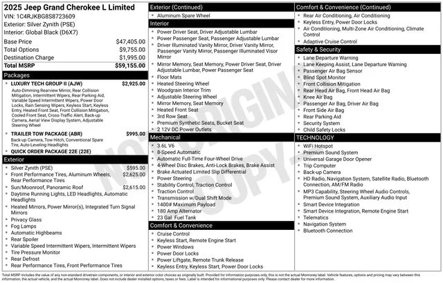 2025 Jeep Grand Cherokee L Limited - Photo 34