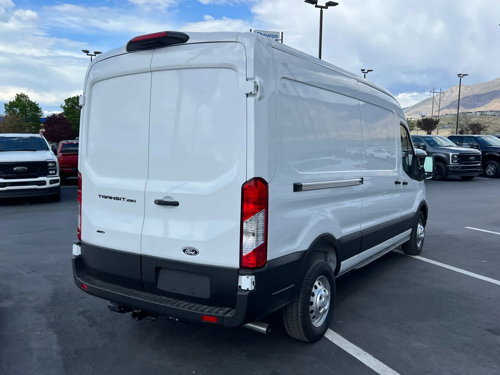 New 2026 Oxford White Ford Cargo Van image 7