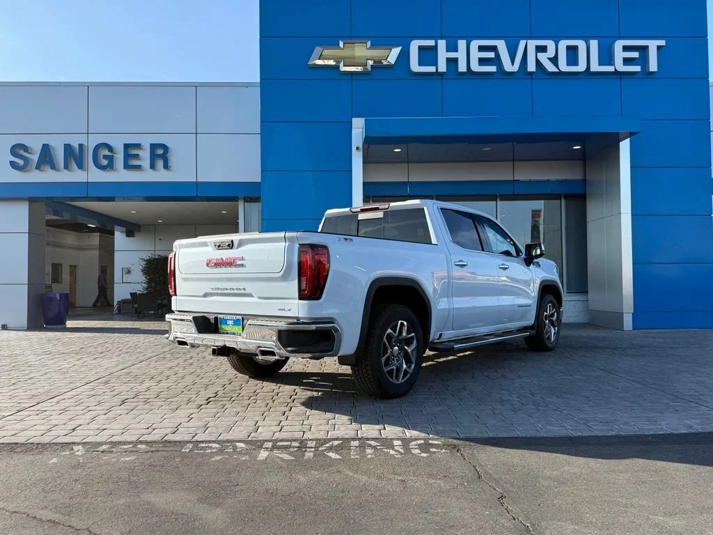 New 2026 Glacier White Tricoat GMC SLT image 8