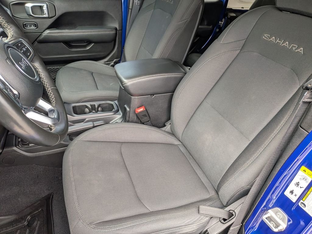 Used 2019 Blue Jeep Unlimited Sahara image 14