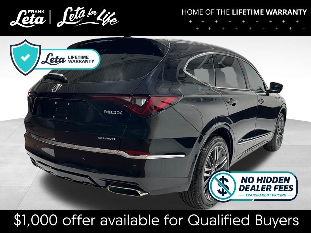 New 2026 Majestic Black Pearl Acura w/Advance Package image 8