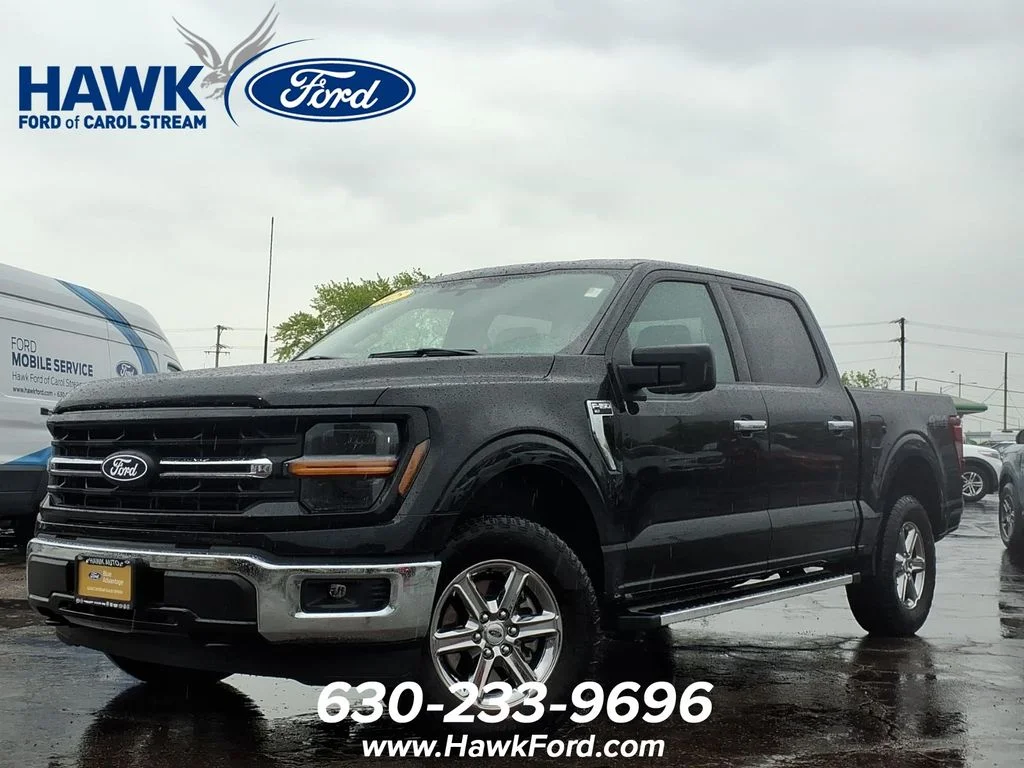 Used 2025 Black Ford XLT image 3